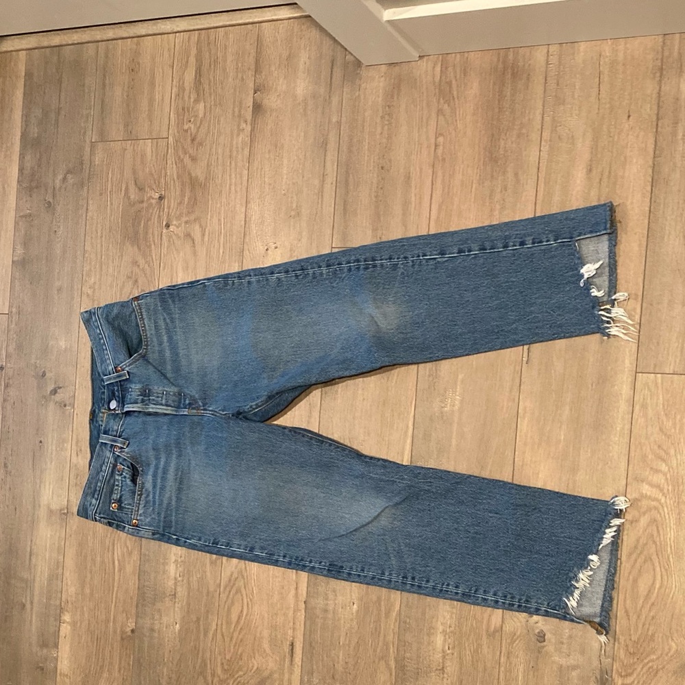 Levis 501 crop Jean